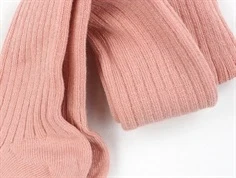 Melton pearl rosa strømpebukser bomuld